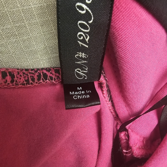 Metal Mulisha Vintage Lace Animal Print Sexy Tank Top Medium Sinful Black Pink - Picture 4 of 7